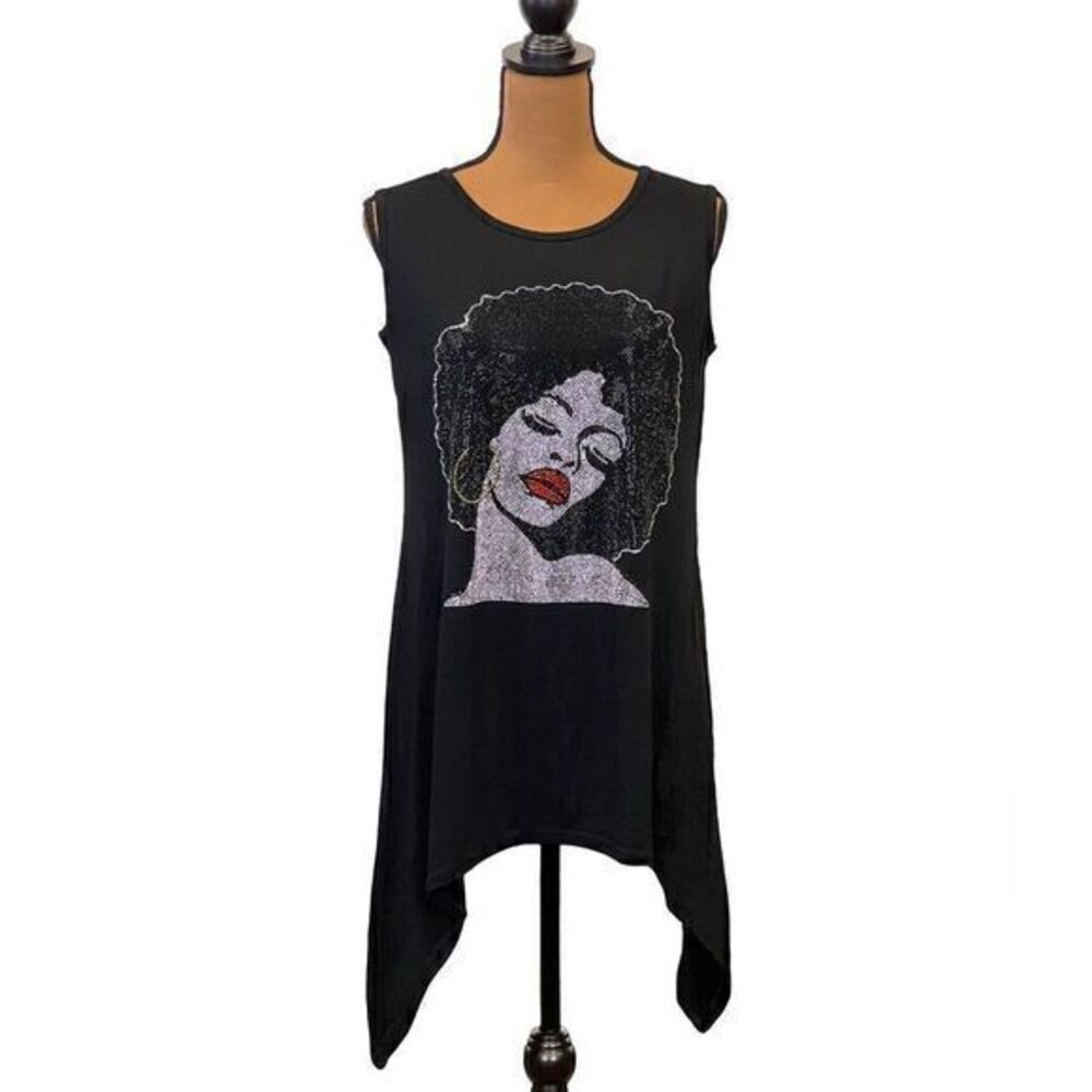 Soul Sister 3 Aline Shirt Black NWOT One Size Fits All